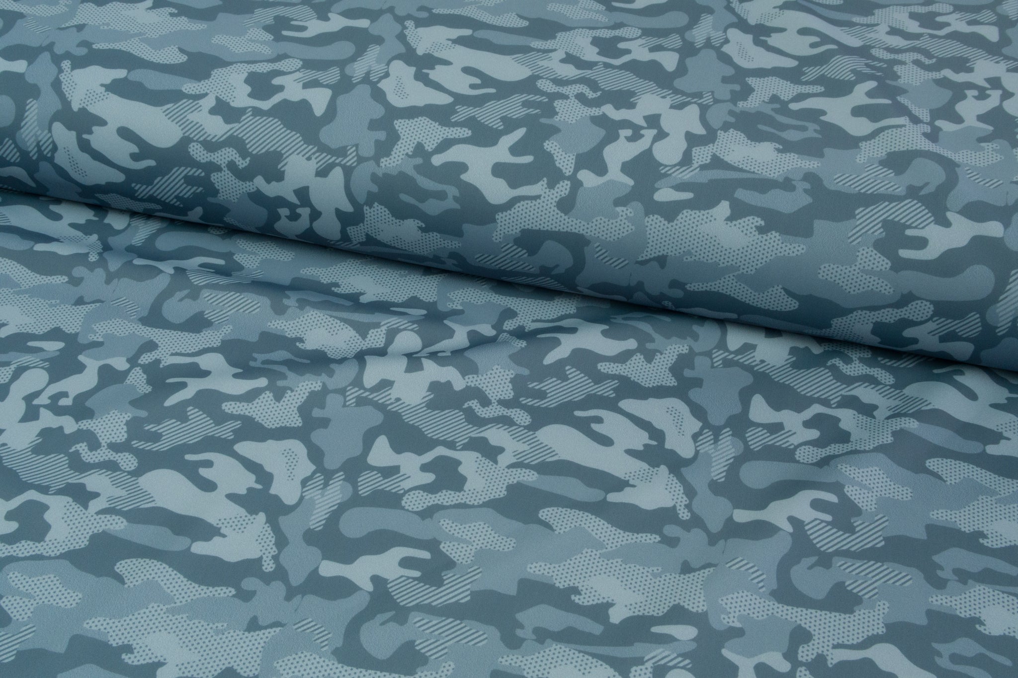 Sportswear-Stoff Camouflage blau