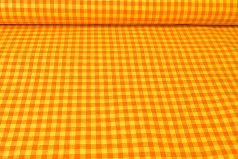 Baumwolle Vichy-Karo Orange