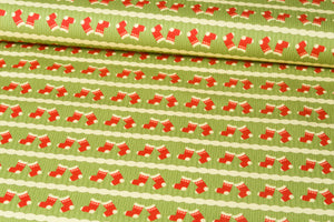 Baumwolle Stiefel Grün/Rot
