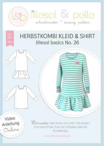lillesol & pelle Herbstkombi Kleid & Shirt No.26